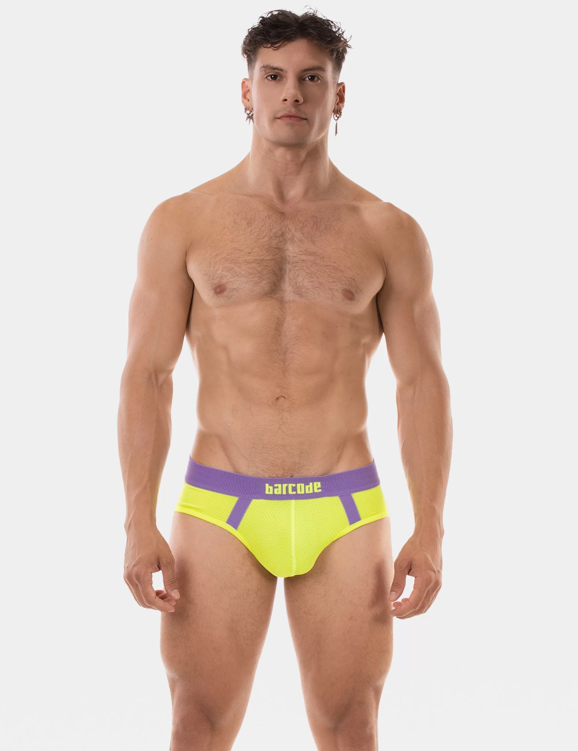 Brief Sonny - Neongreen-Purple