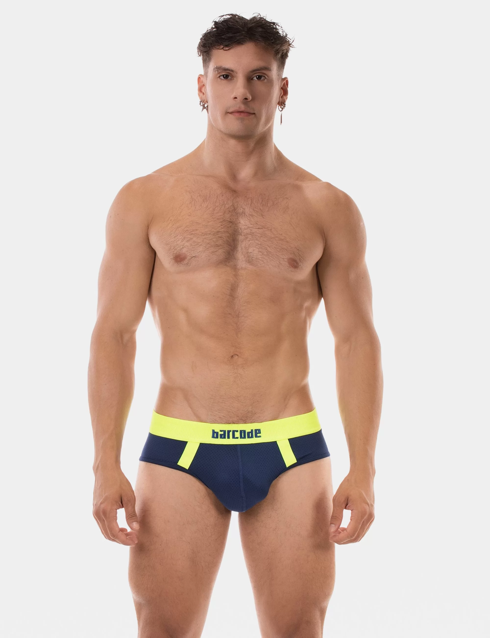 Brief Sonny - Navy- Neongreen