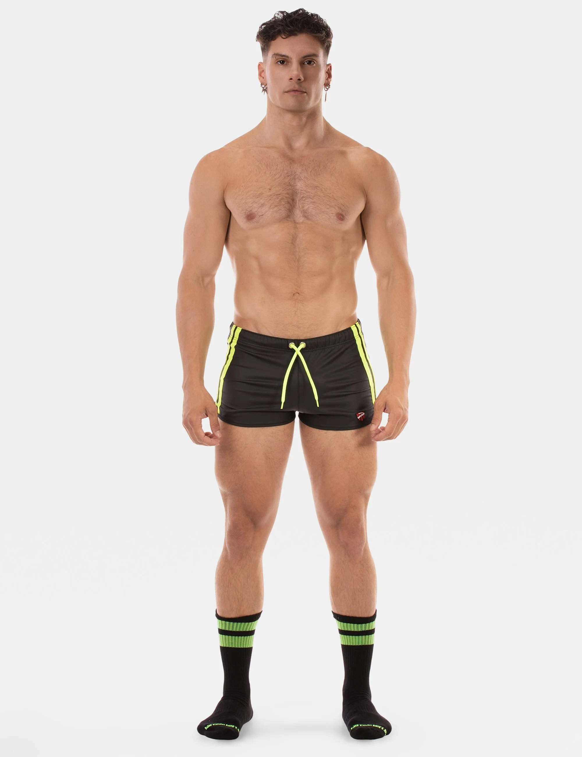 Short Byron Laboratory - Black-Neongreen