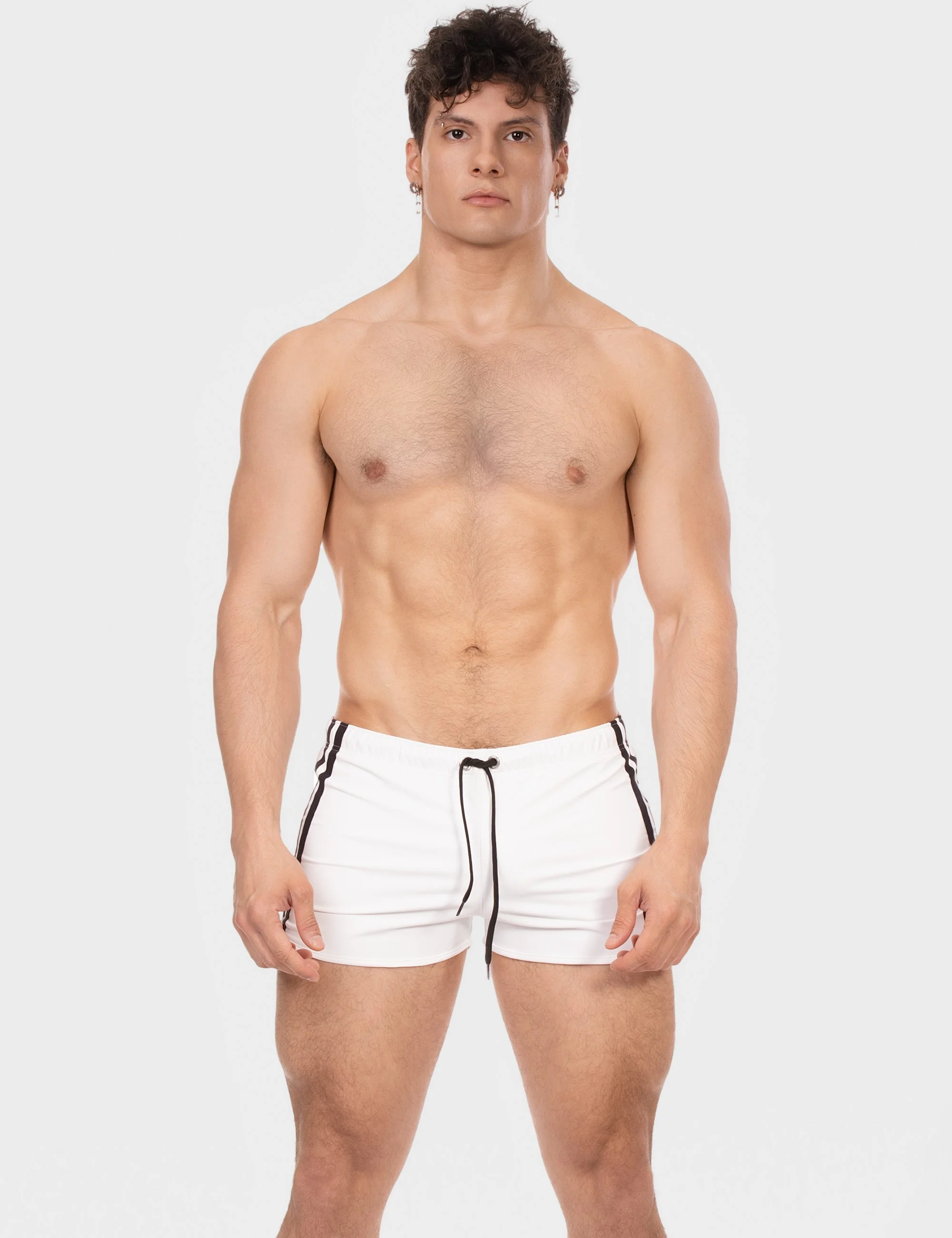 Short Byron Laboratory - White-Black