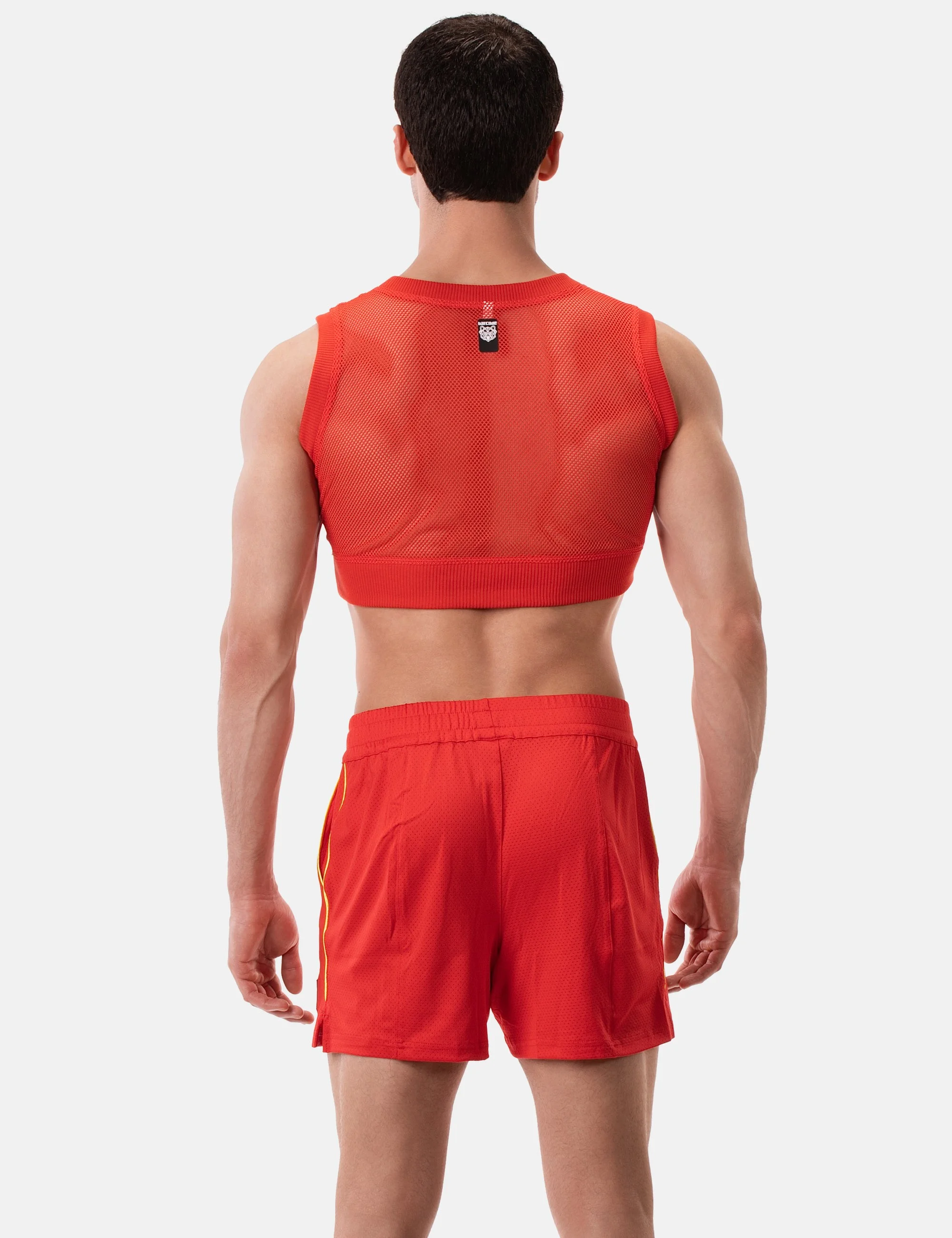 Short Luka - Red-Neongreen