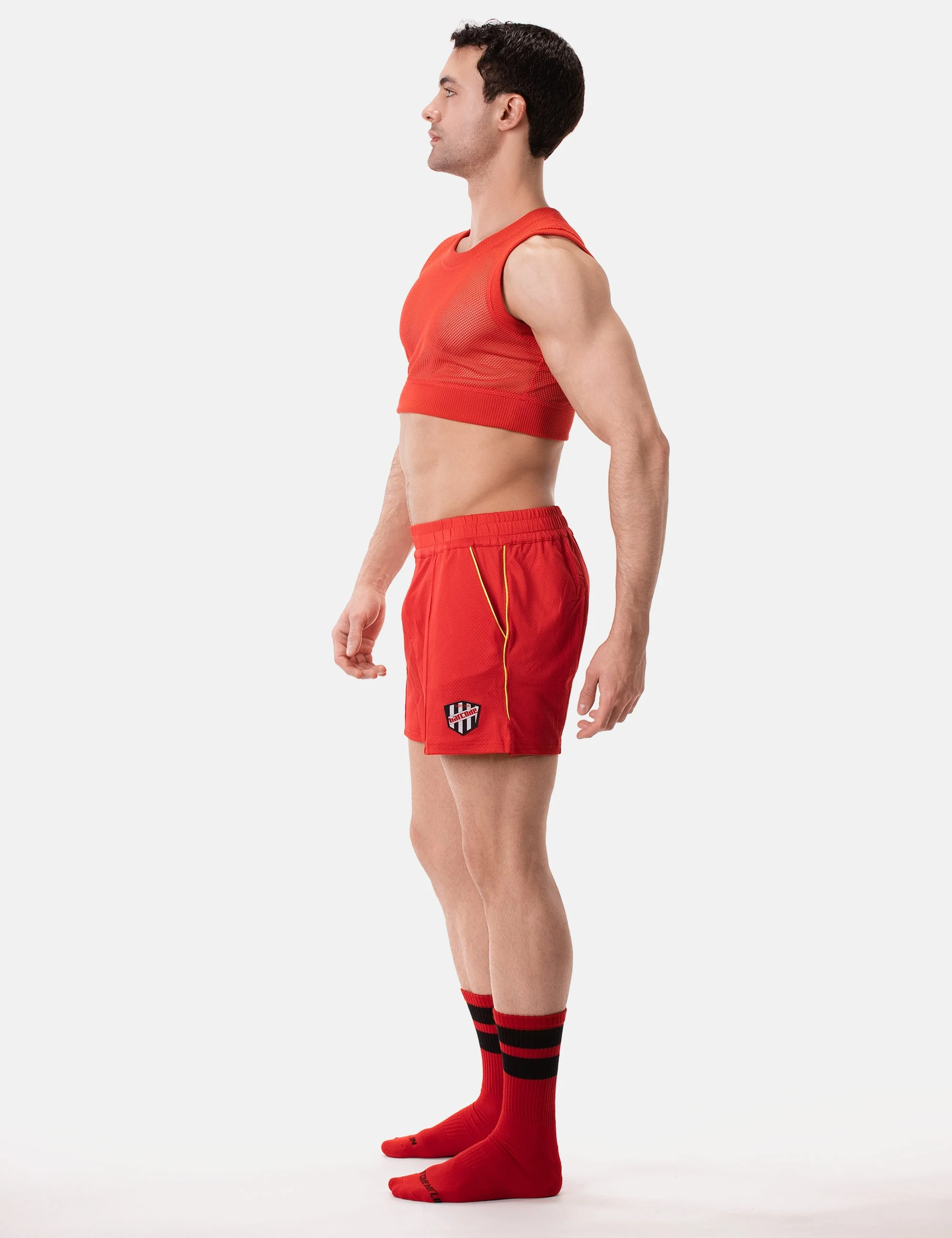 Short Luka - Red-Neongreen