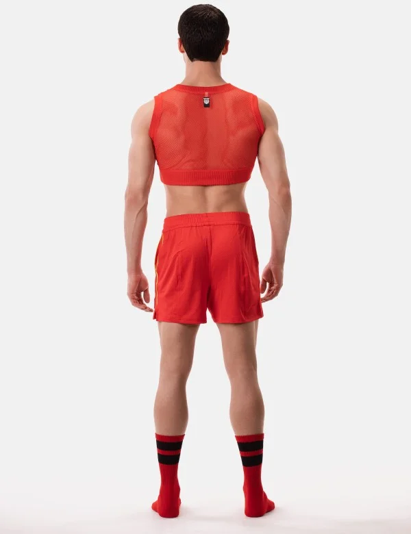 Short Luka - Red-Neongreen