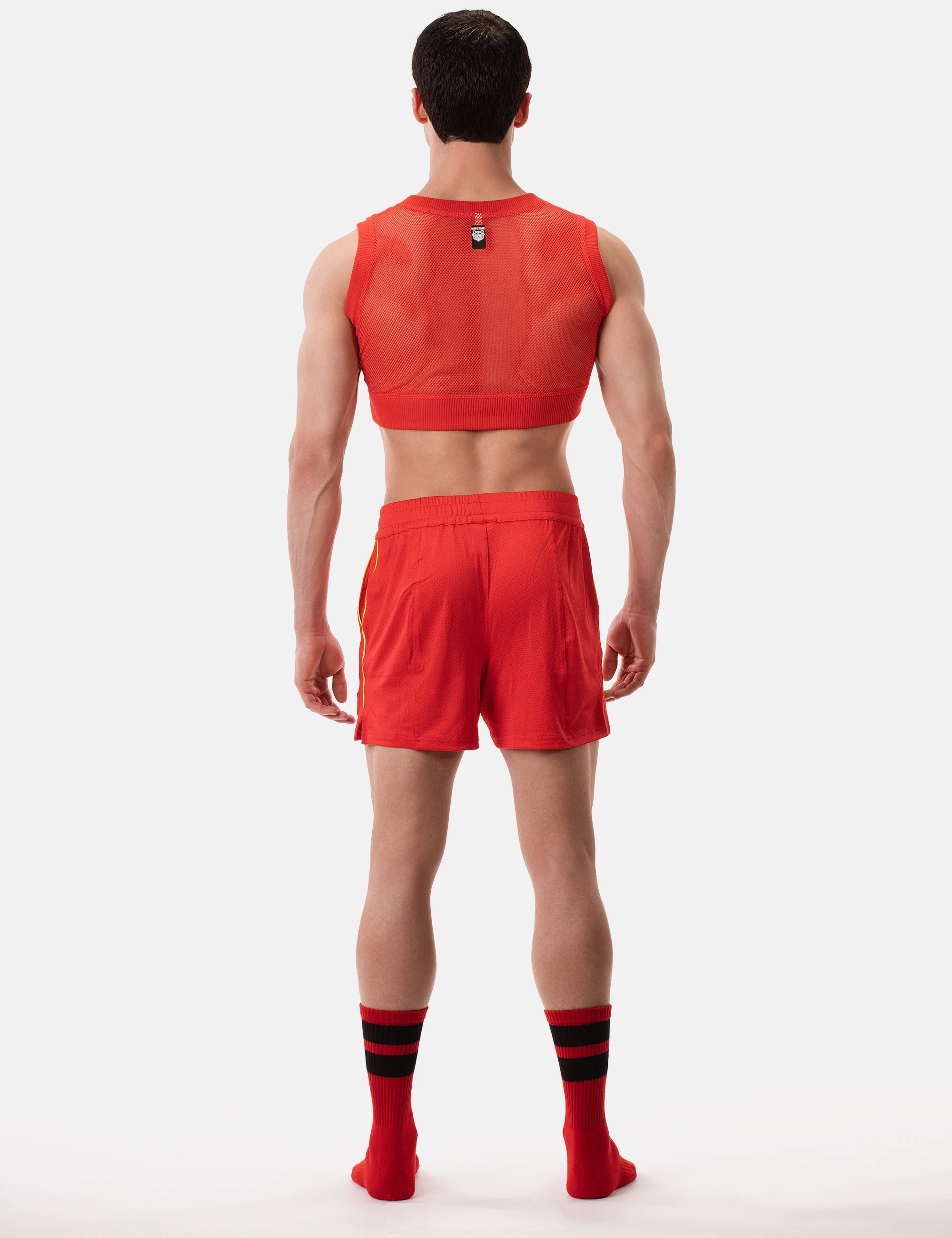 Short Luka - Red-Neongreen