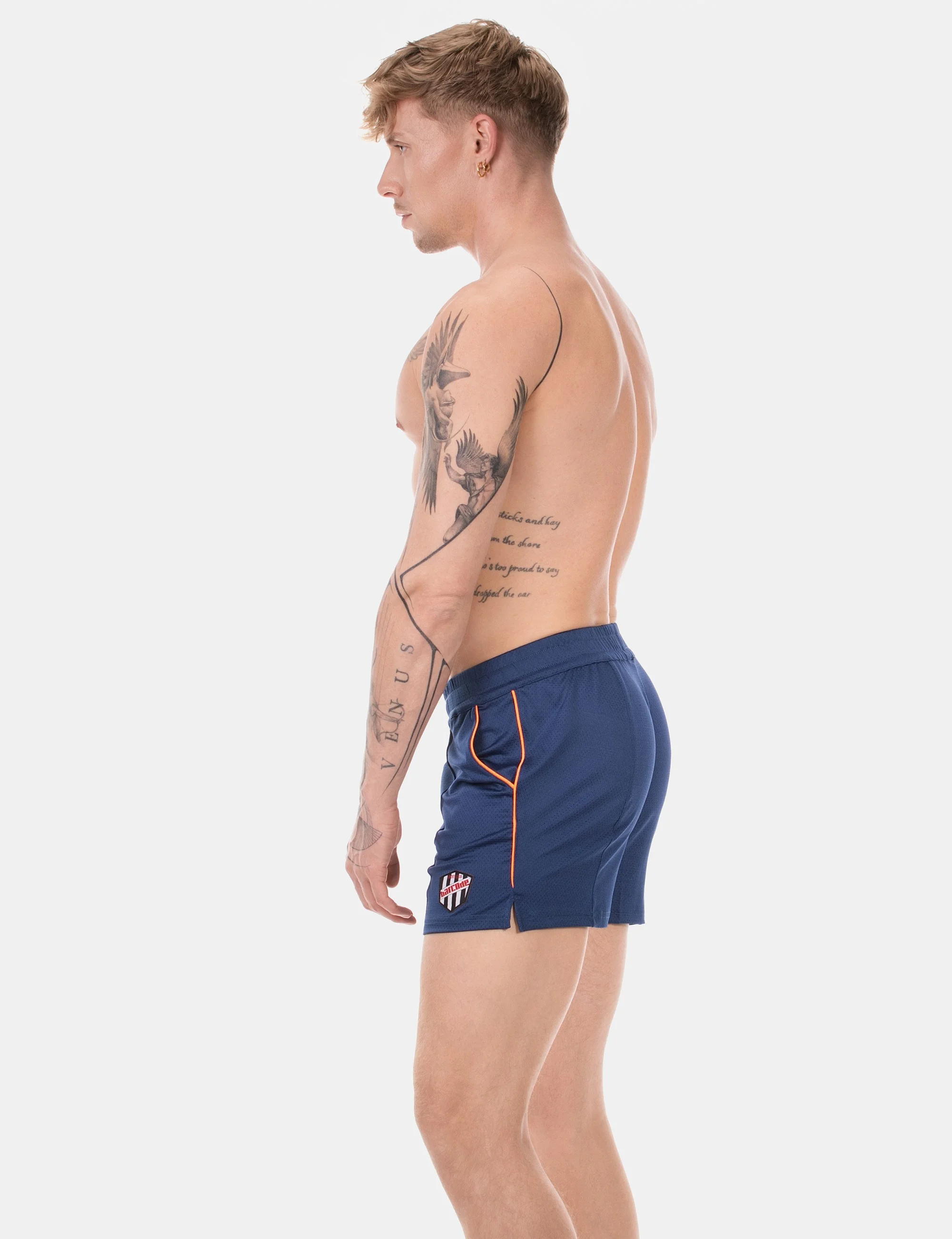 Short Luka - Navy-Orange