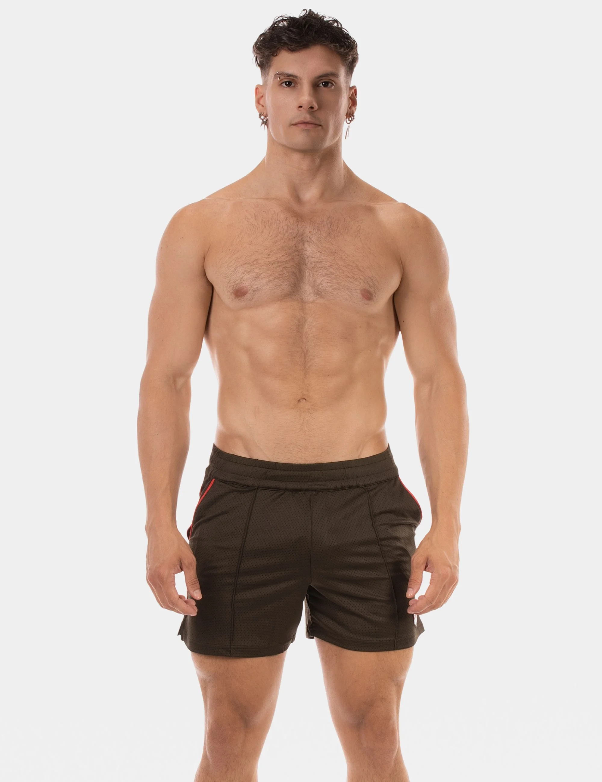 Short Luka - Olive-Red