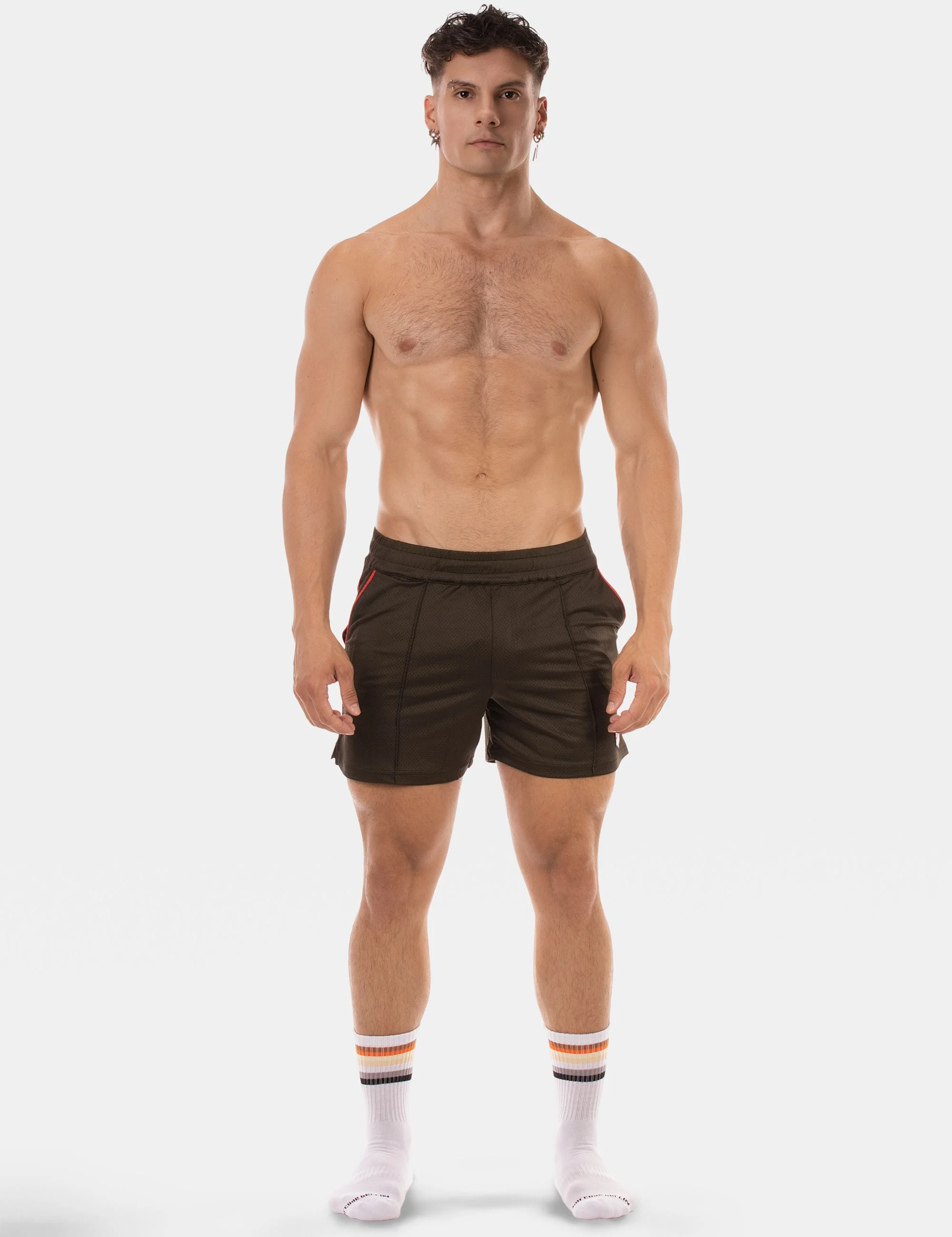 Short Luka - Olive-Red