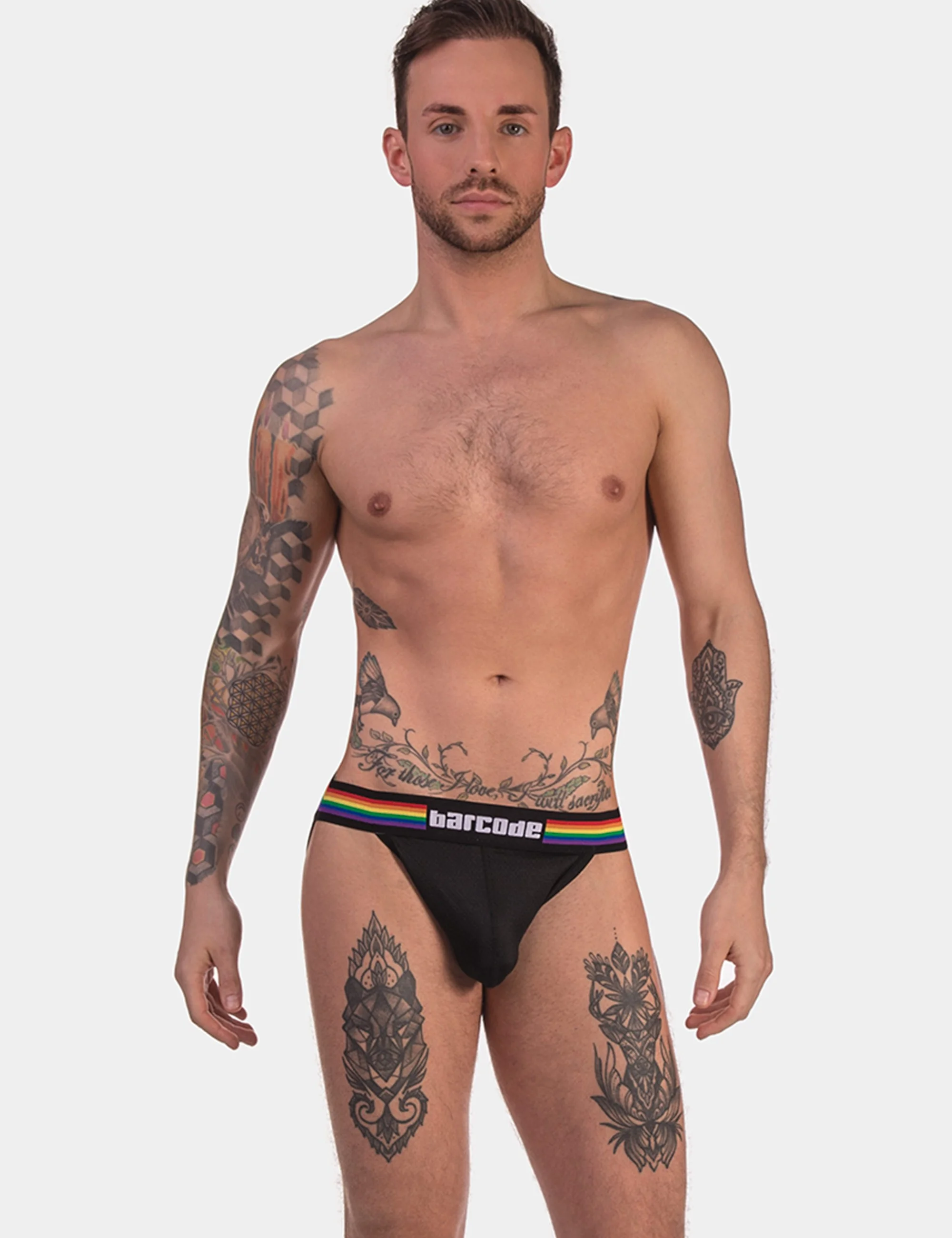 Barcode Pride Jock - Black Barcode Pride Jock - Black