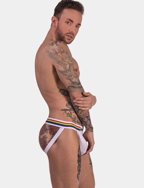 Barcode Pride Jock - White