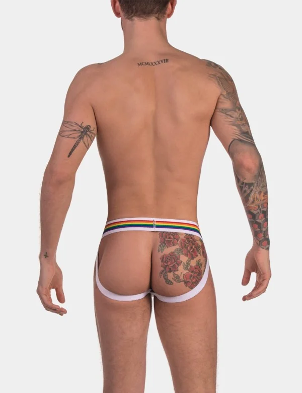Barcode Pride Jock - White