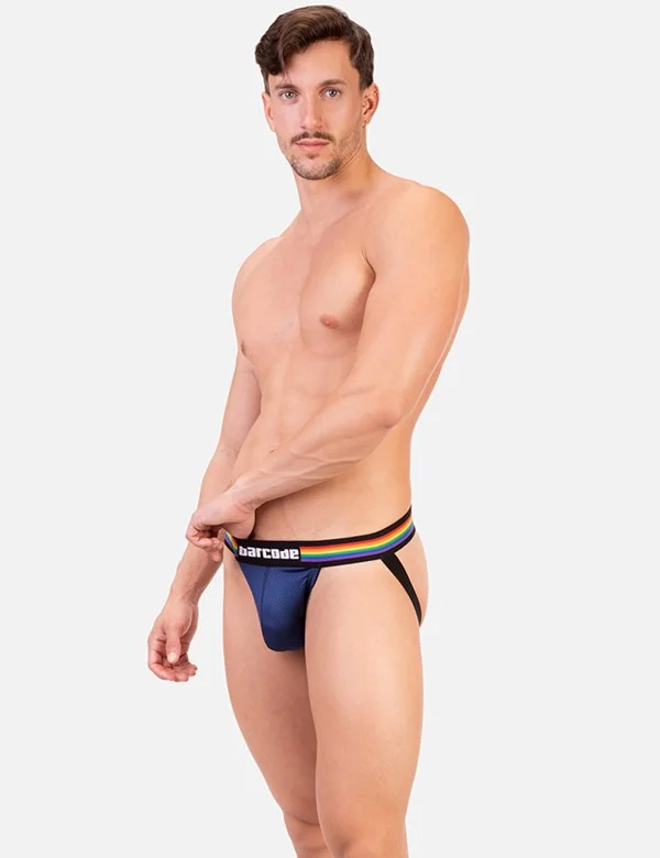 Barcode Pride Jock - Navy