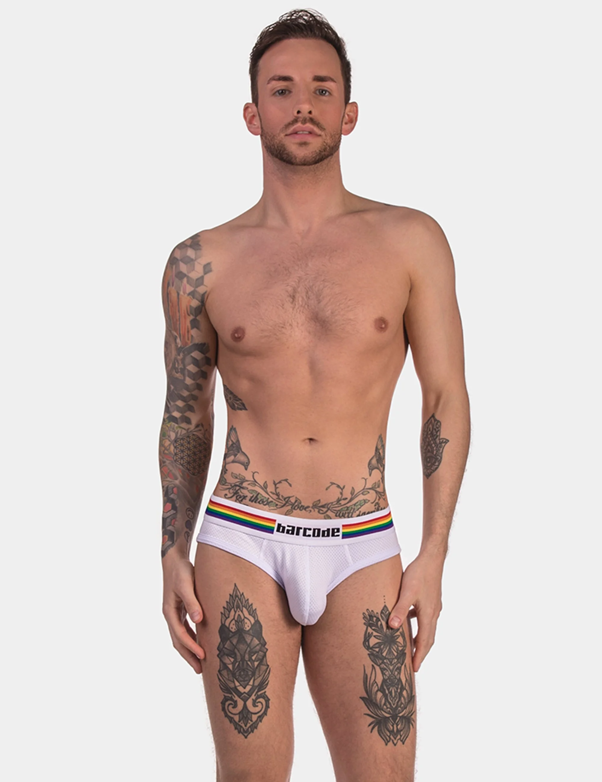 Barcode Pride Brief - White