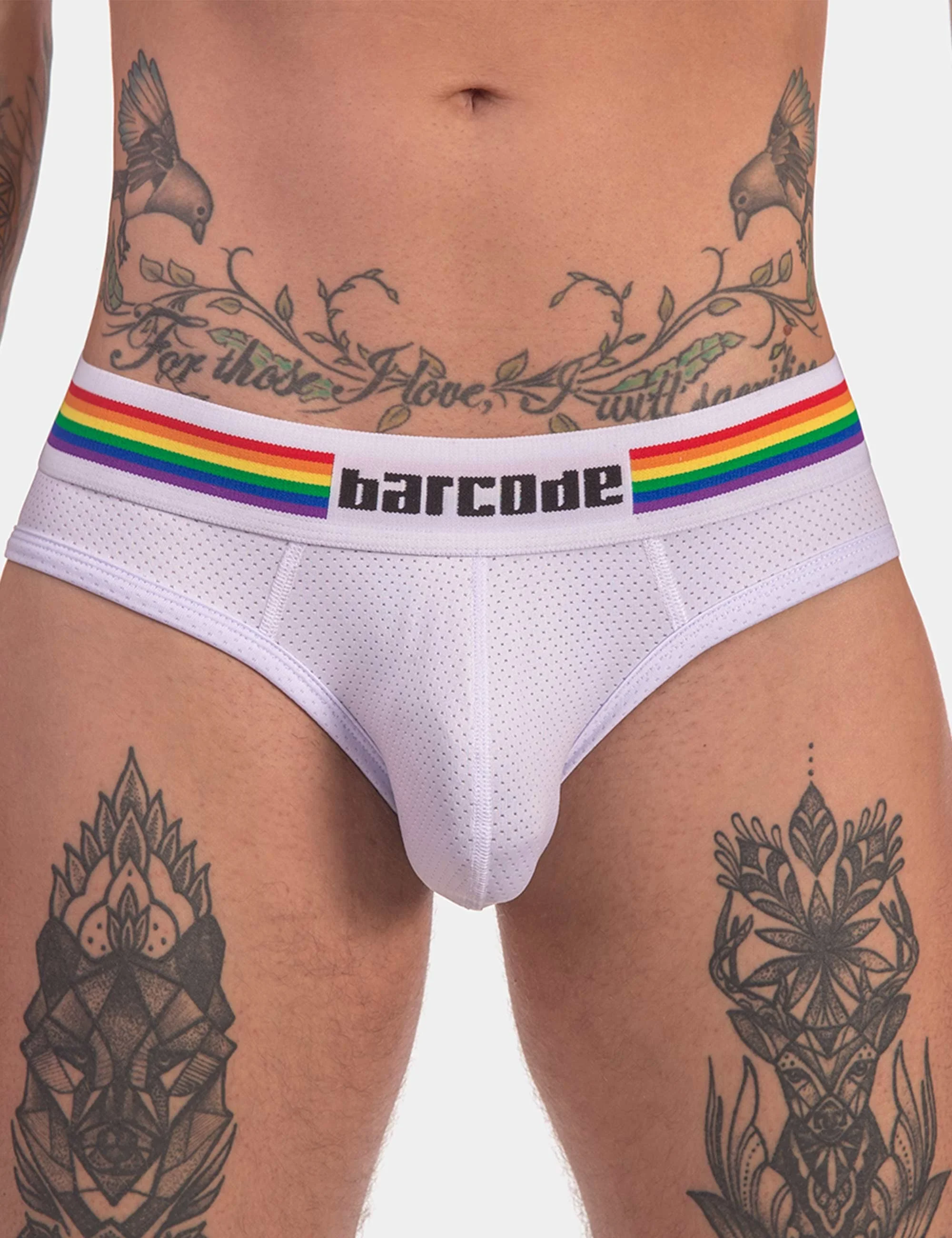 Barcode Pride Brief - White
