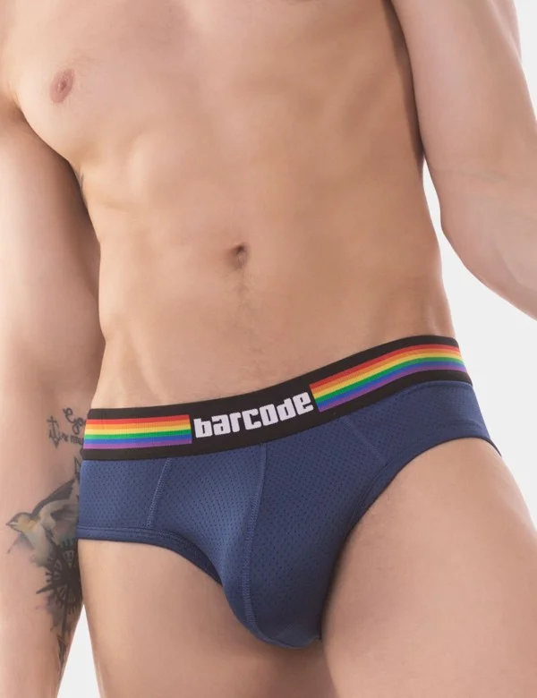 Barcode Pride Brief - Navy