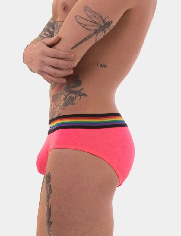 Barcode Pride Brief - Neonpink