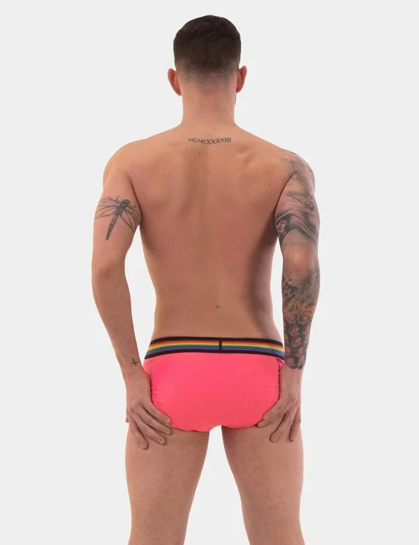 Barcode Pride Brief - Neonpink