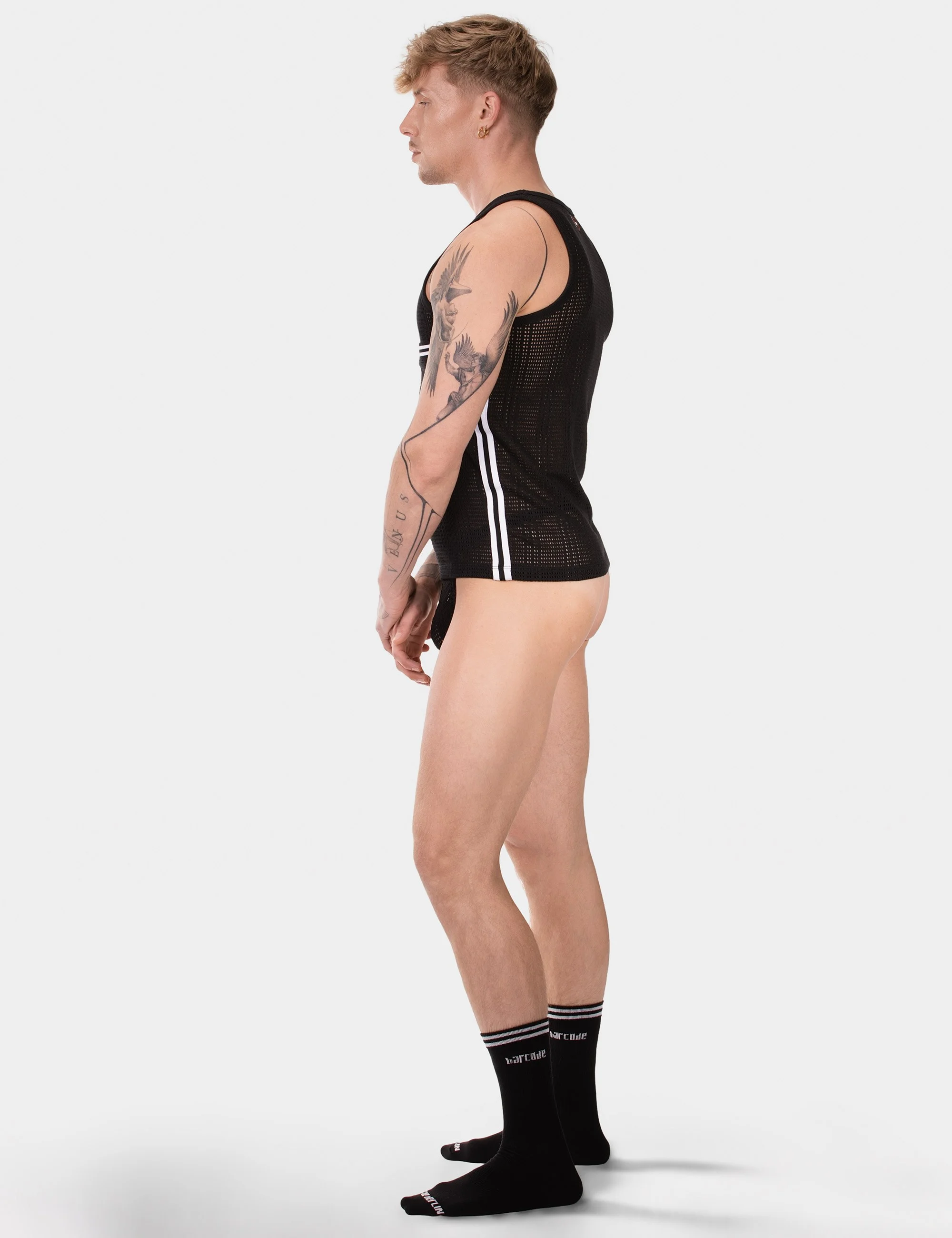 Tank Top Lilan - Black-White