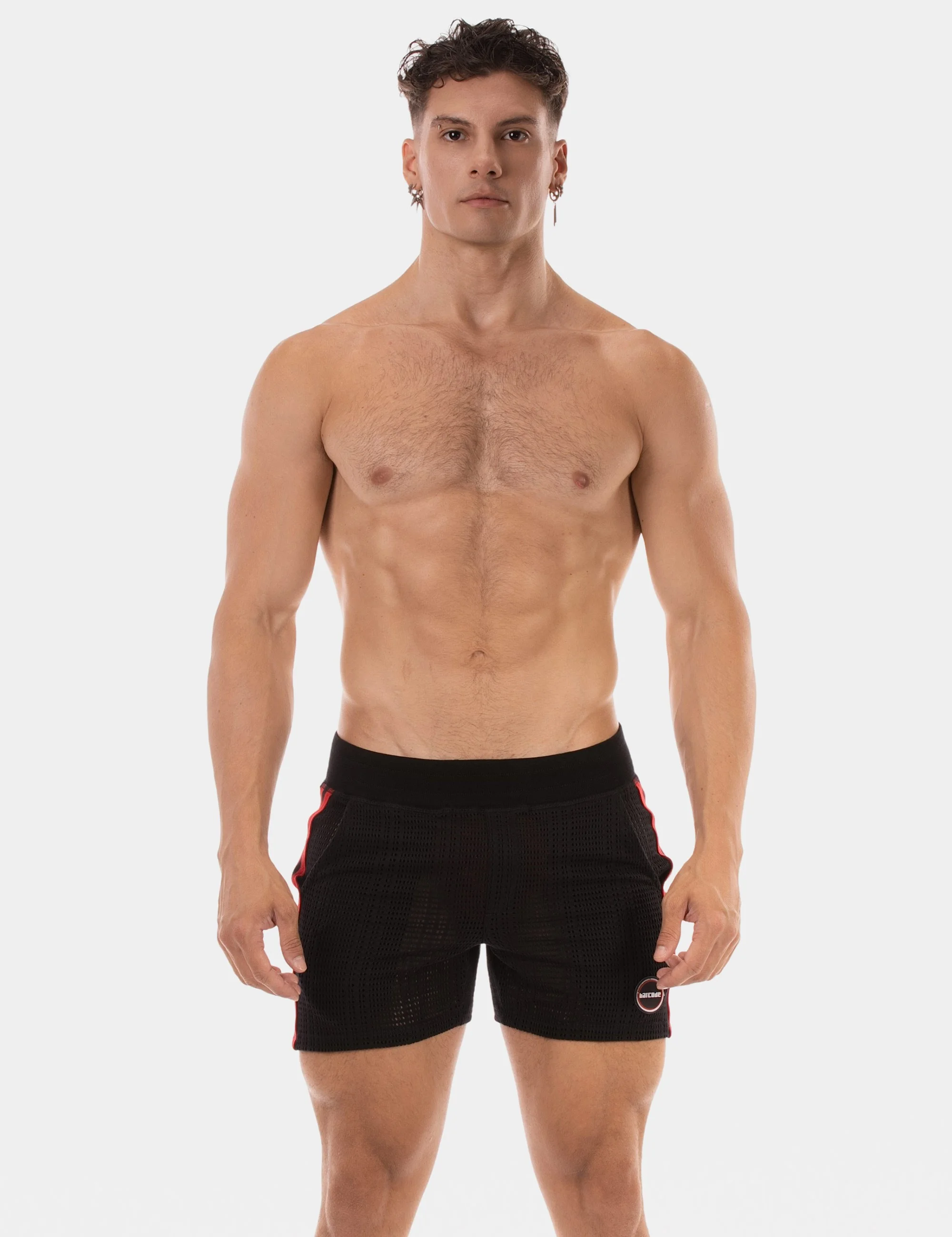 Short Jean-Pierre - Black-Red