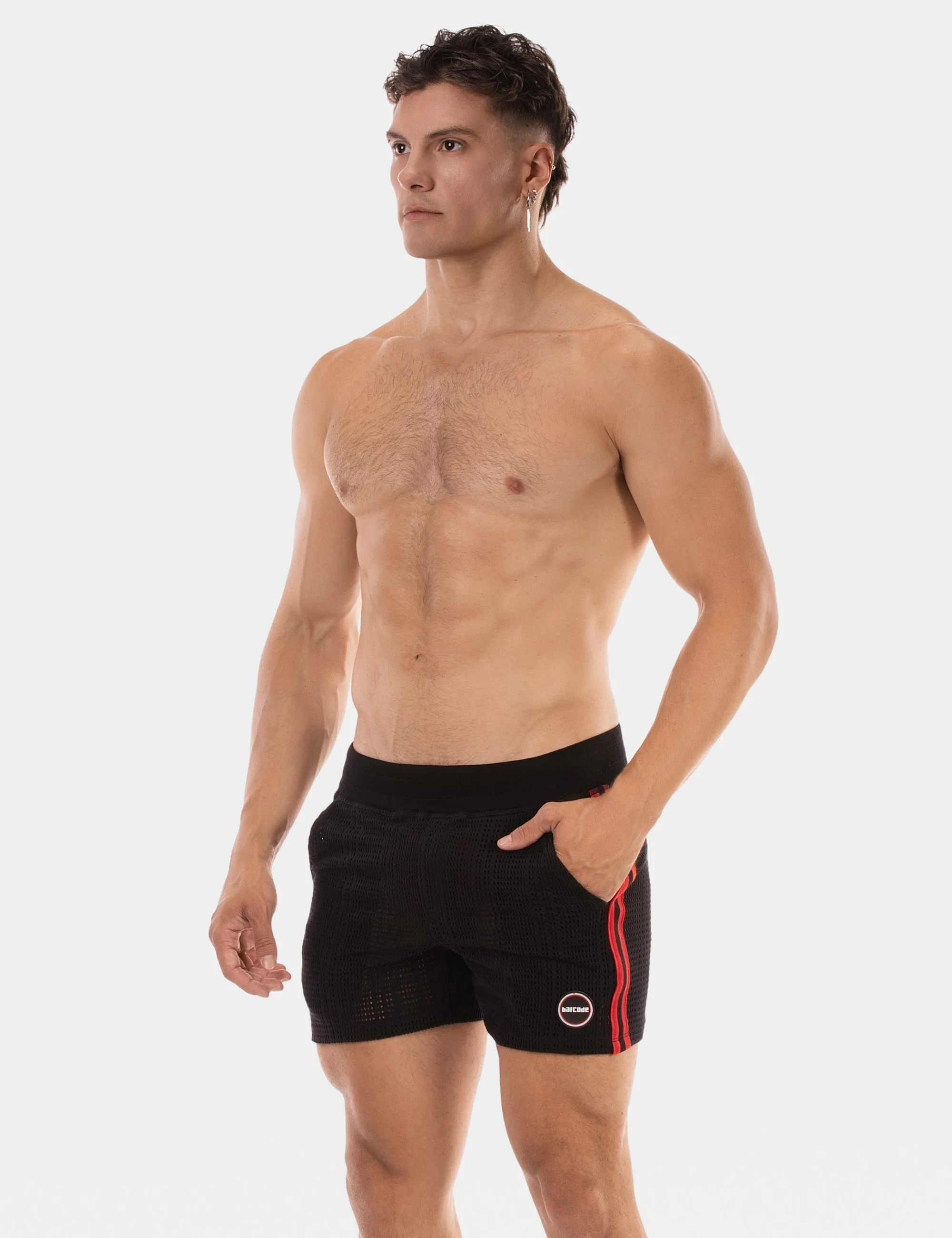 Short Jean-Pierre - Black-Red