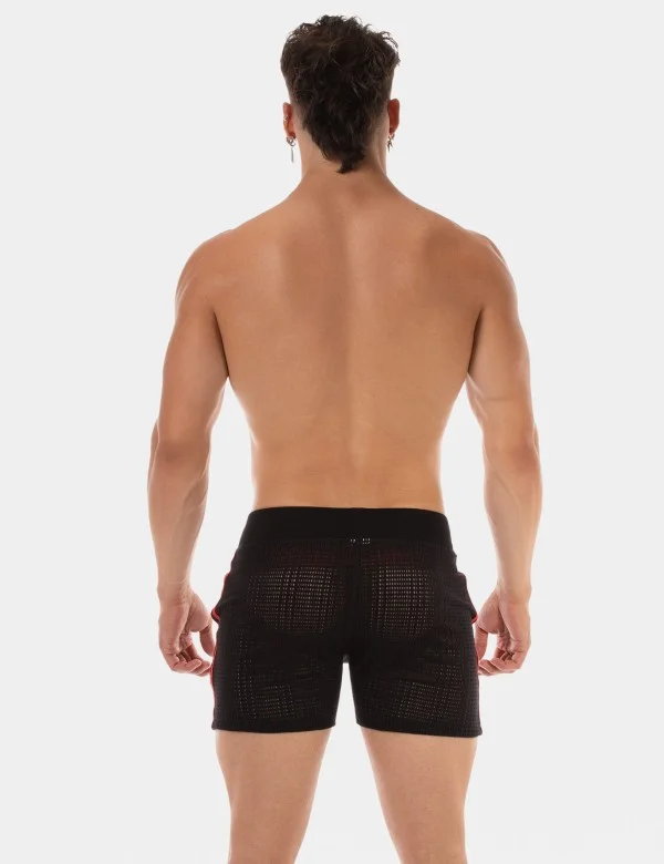 Short Jean-Pierre - Black-Red