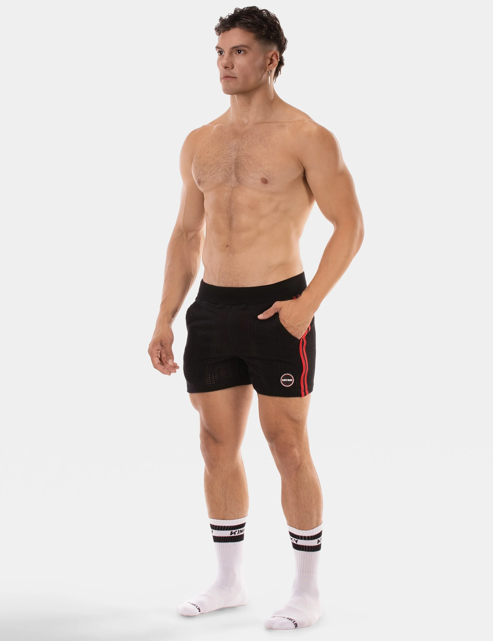 Short Jean-Pierre - Black-Red