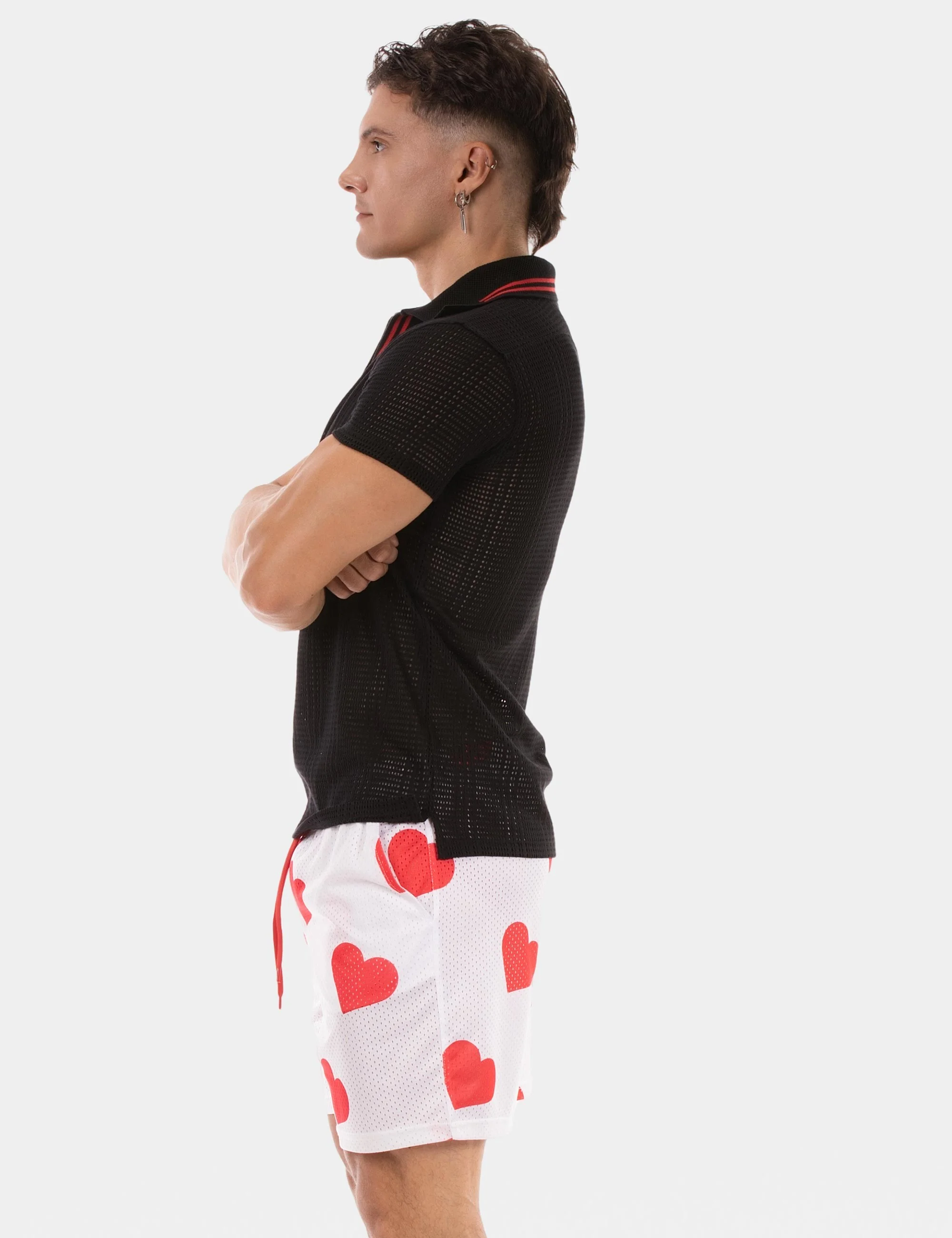 Polo Jeremie - Black-Red