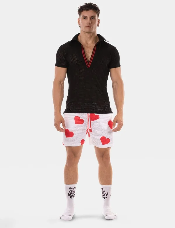 Polo Jeremie - Black-Red