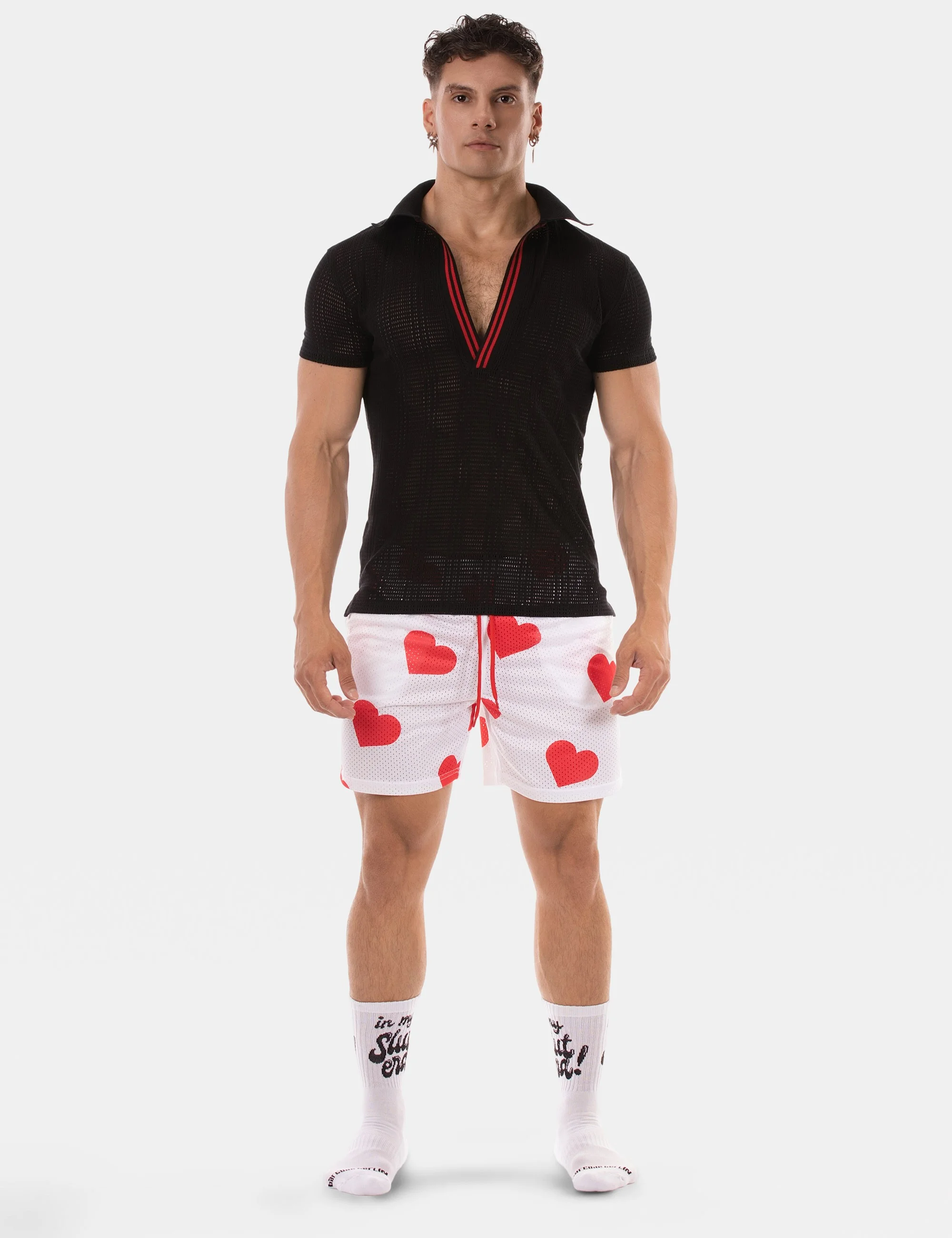 Polo Jeremie - Black-Red