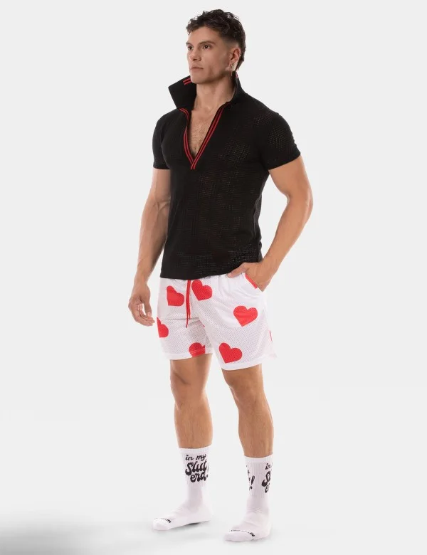 Polo Jeremie - Black-Red