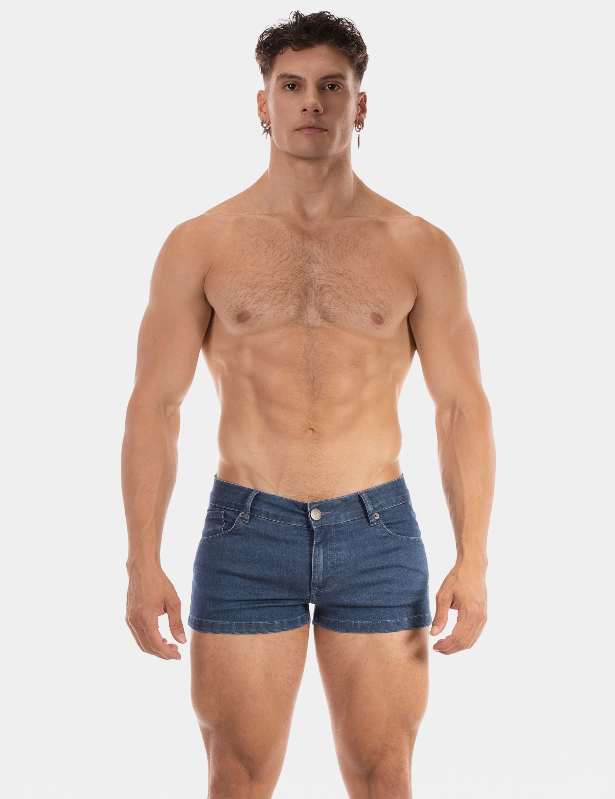 5 Pocket 9' Denim Short Tyler - Lightblue