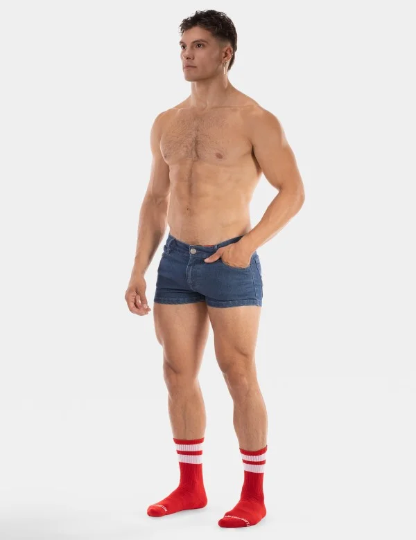 5 Pocket 9' Denim Short Tyler - Lightblue