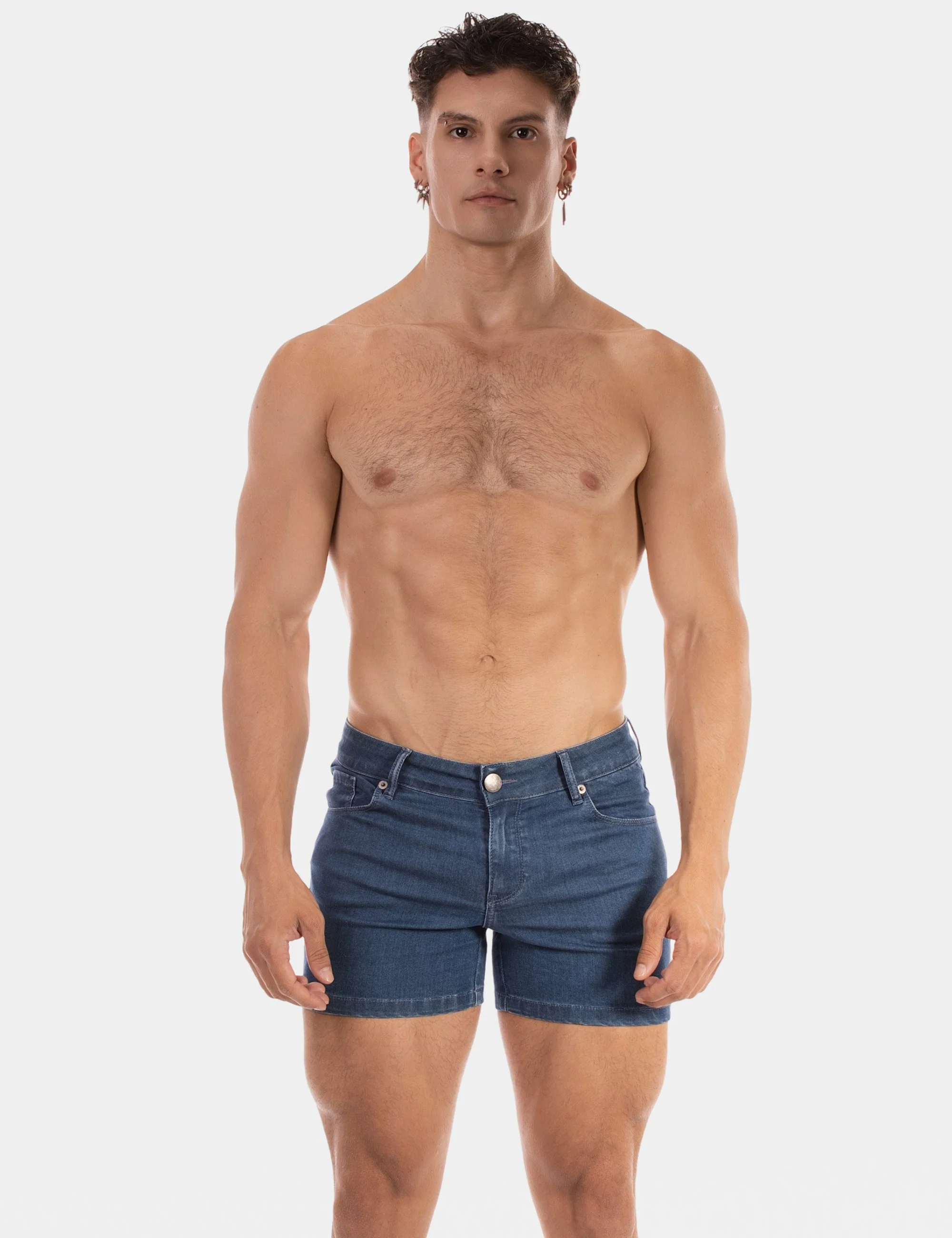 5 Pocket 11' Denim Short Jack - Lightblue 5 Pocket 11' Denim Short Jack - Lightblue