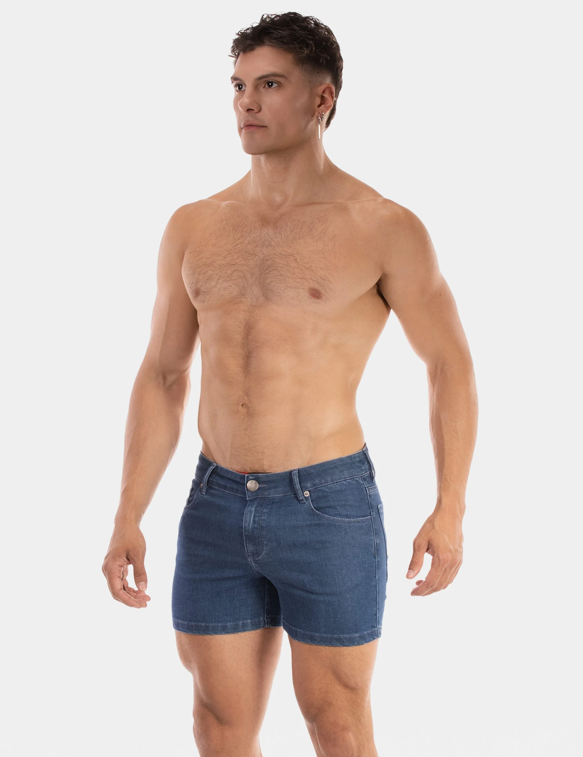 5 Pocket 11' Denim Short Jack - Lightblue