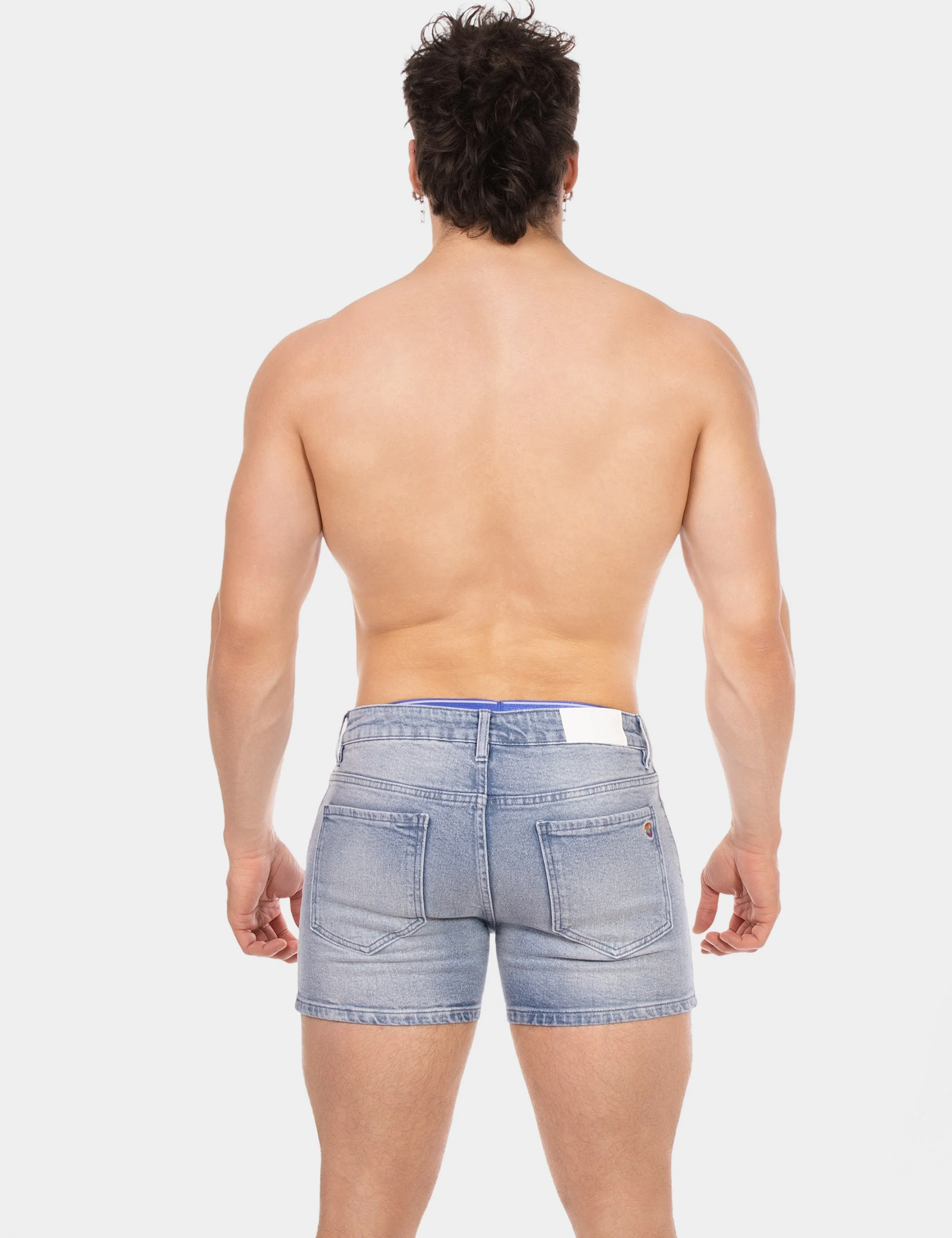 5 Pocket 11' Denim Short Jack - Sky-Blue
