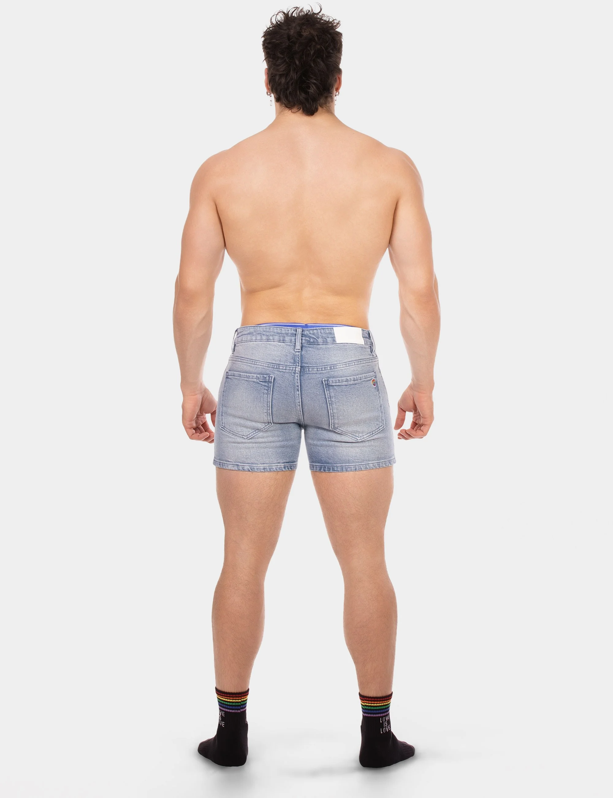 5 Pocket 11' Denim Short Jack - Sky-Blue