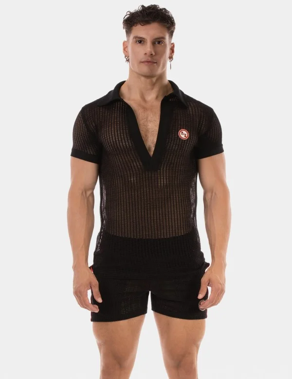 Polo Shirt Baris - Black