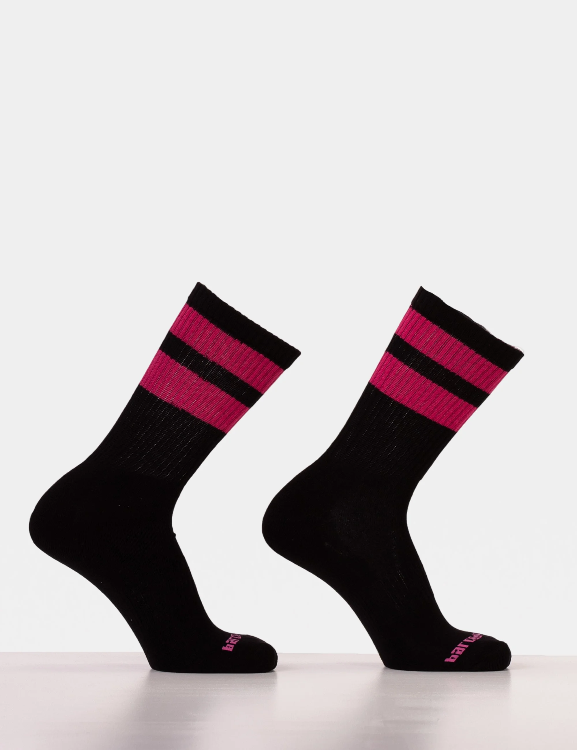 Gym Socks - Black-Pink