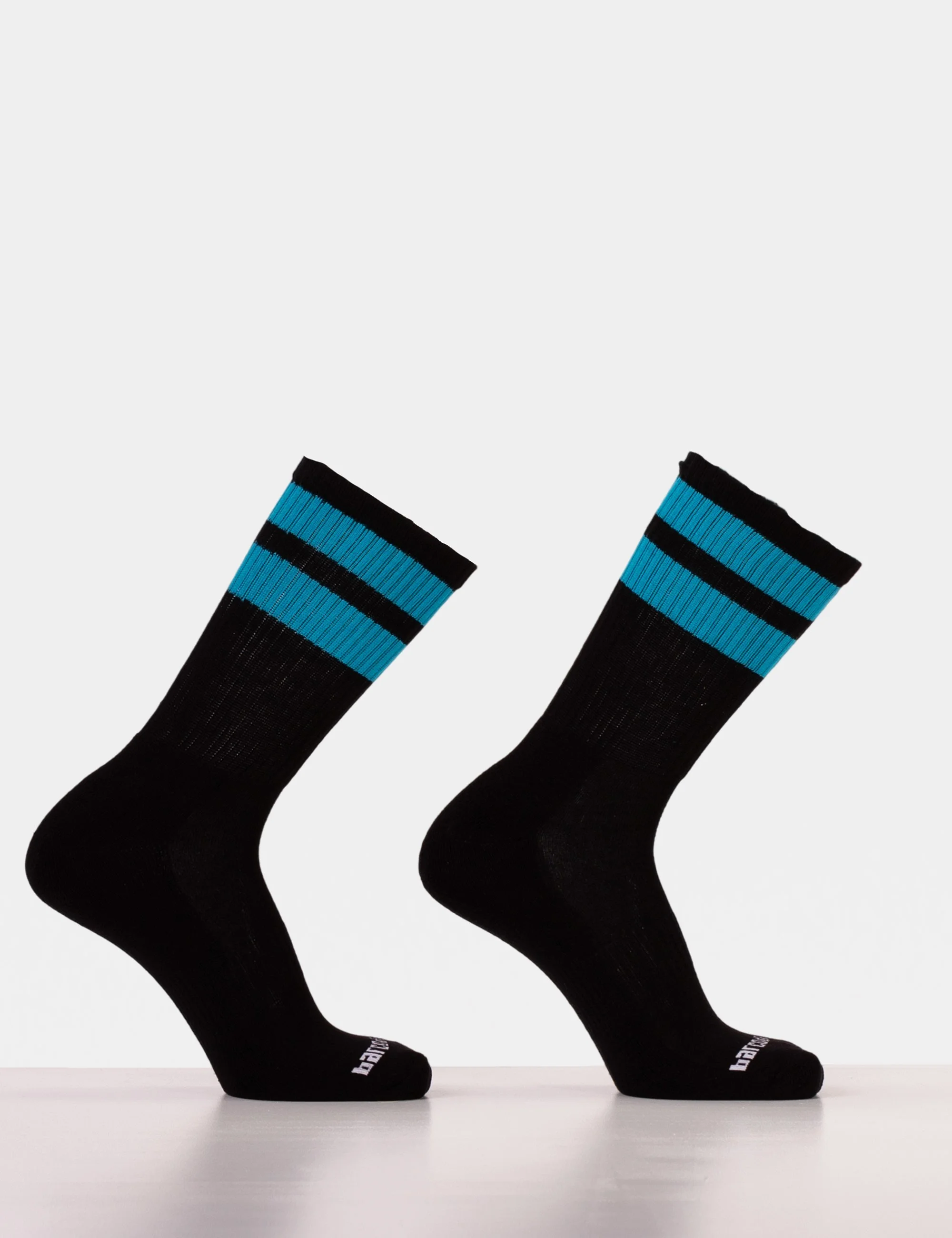 Gym Socks - Black-Blue