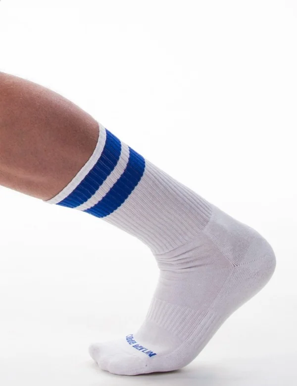 Gym Socks - White-Royal
