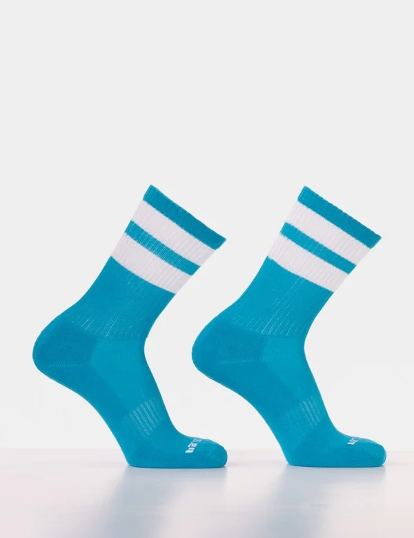 Gym Socks - Blue-White