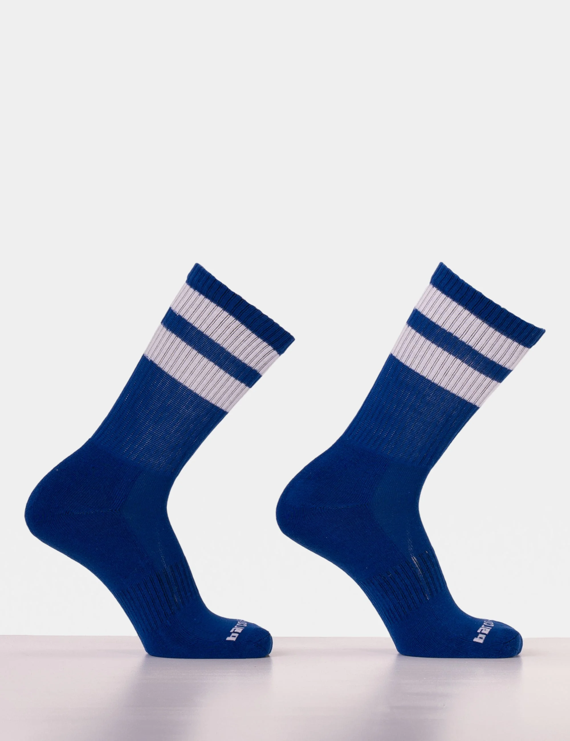 Gym Socks - Royal-White