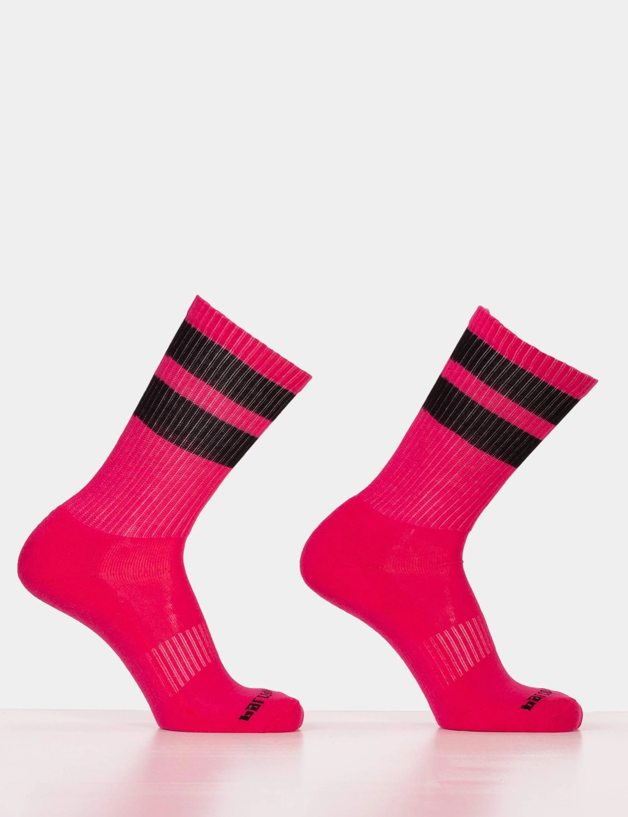 Gym Socks - Pink-Black