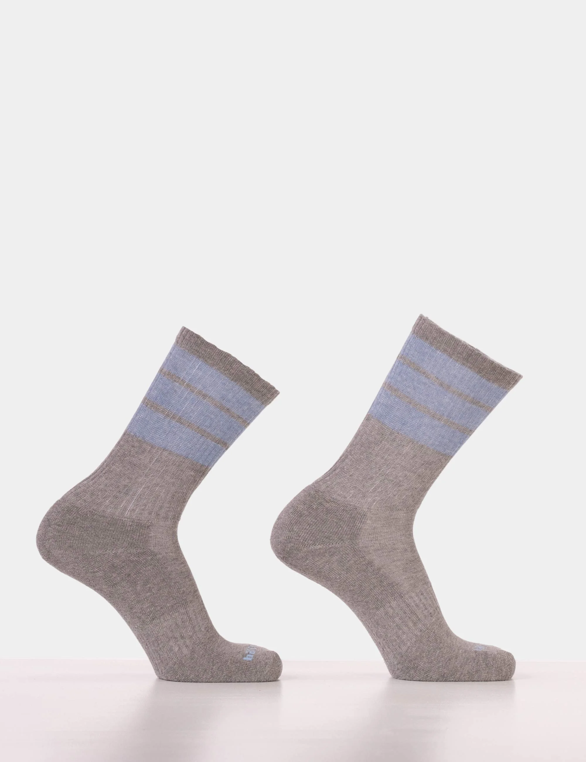 Me-Time Socks - Grey-Blue
