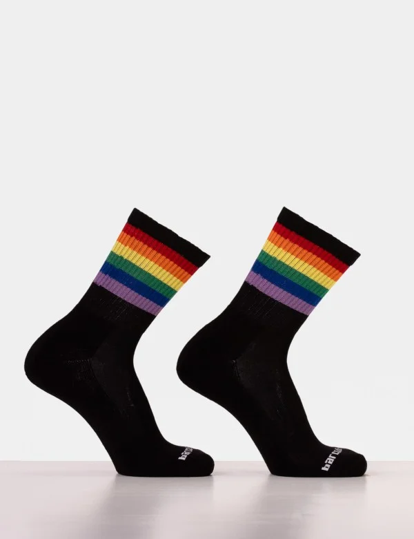 Barcode Pride Half Socks - Black