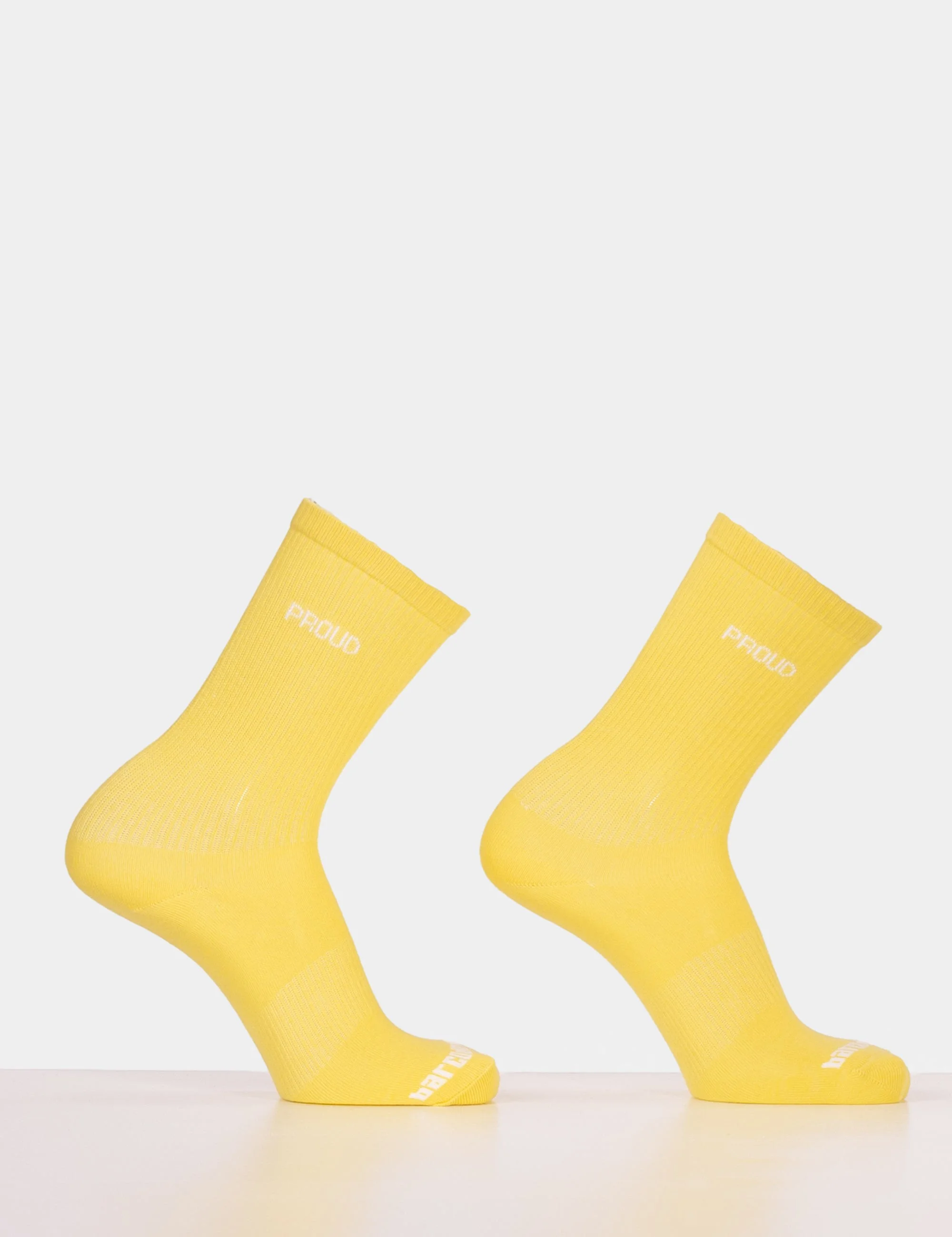 Barcode Proud Gym Socks - Yellow