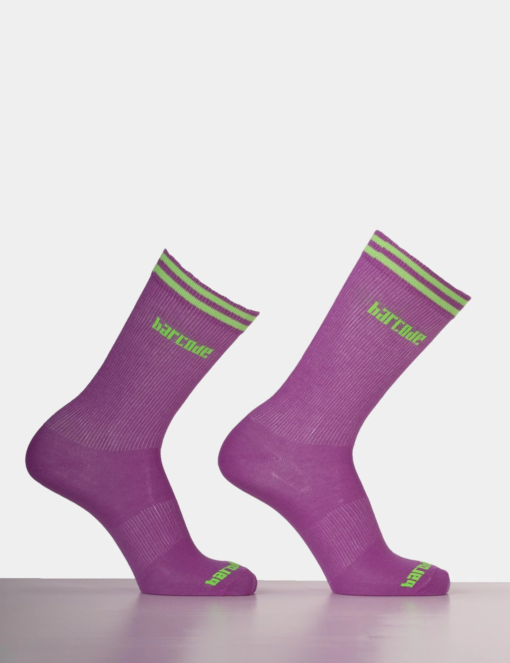 Festival Socks - Purple-Neongreen