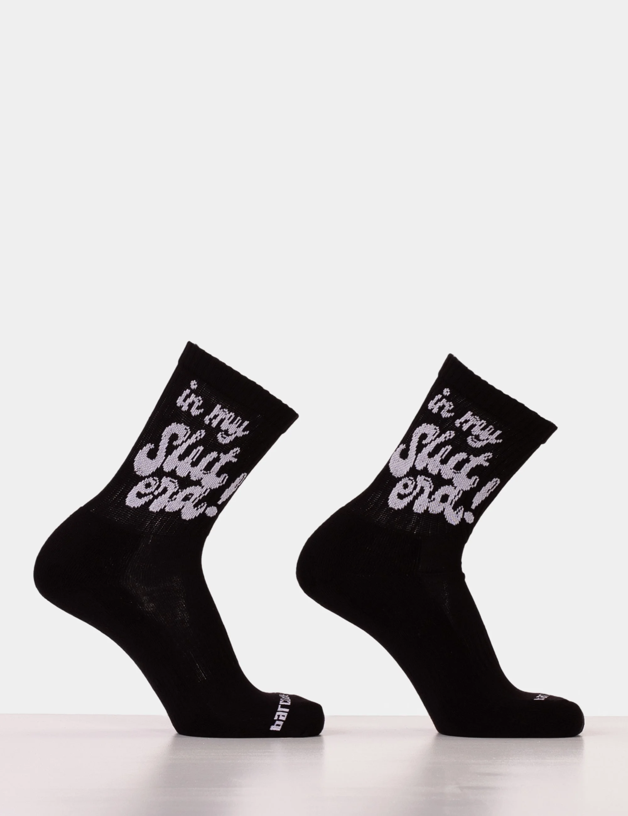 Fun Socks In My Slut Era - Black-White