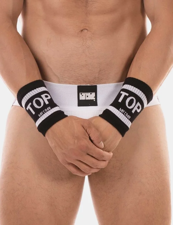 Identity Wrist Band Top - Black-White