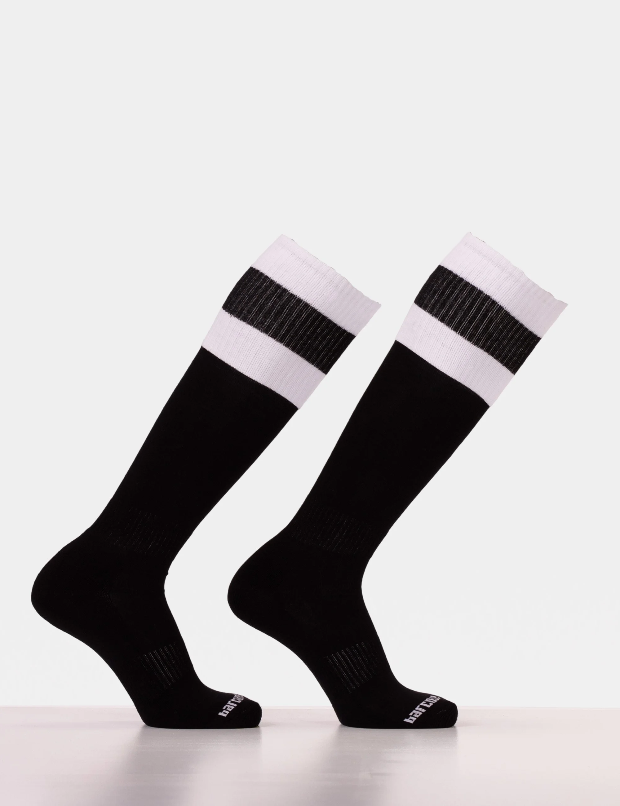 Barcode Football Socks - Black-White