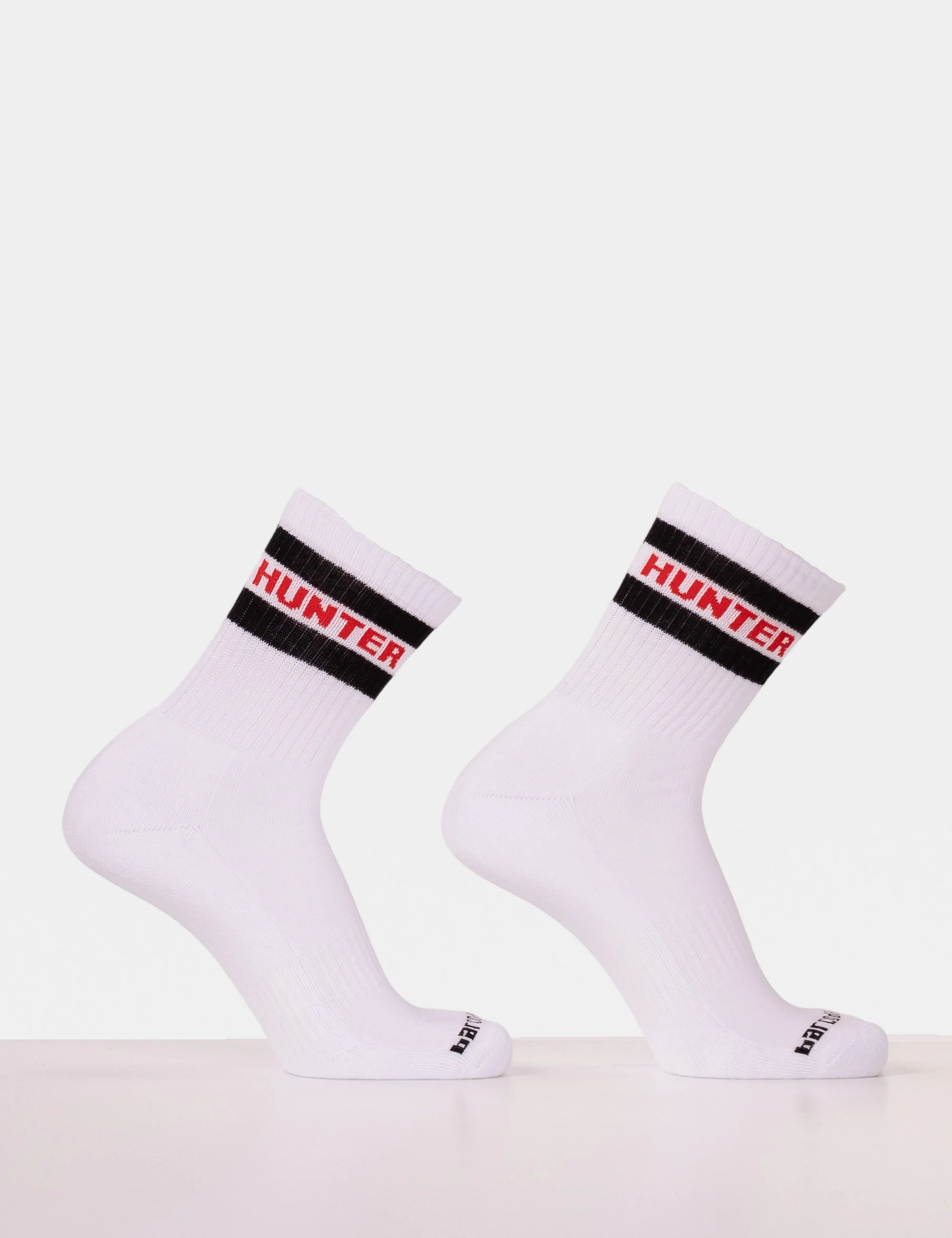 Fetish Half Socks Hunter - White-Red